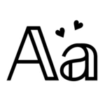 fonts keyboard android application logo